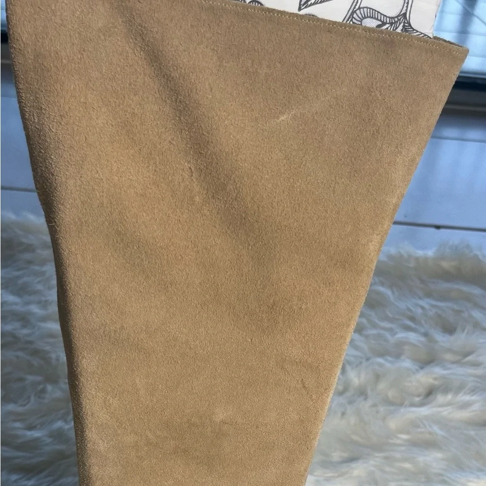 KENNETH COLE POINTED TOE PULL ON SUEDE BOOTS TAN COLOR SIZE 71/2 - Picture 13 of 14